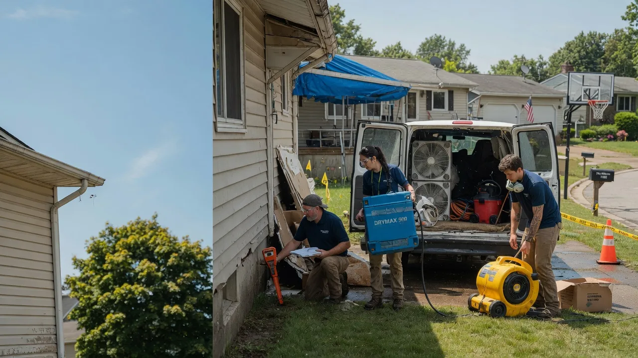 Ceiling Leak Cleanup in Hammond, IN near me